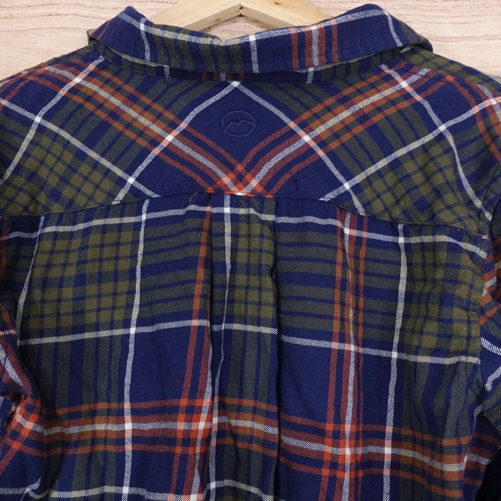 MAGELLAN OUTDOORS LONG SLEEVE PLAID FLANNEL BUTTON DOWN SHIRT WOMENS SIZE M - Picture 4 of 5